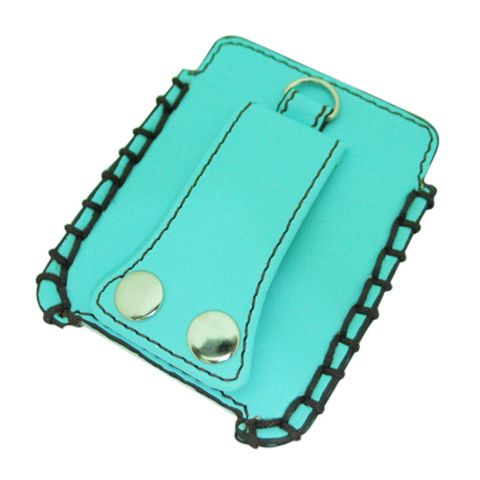 blue case huid te bedekken leer voor ipod nano 3 gen 3G (ip017)-gratis verzending per luchtpost